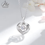 Women's Brilliant Pear Cut D White Moissanite Diamond Necklace And Earring Set GRA S925 Sterling Silver Jewelry Wedding Gift