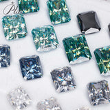 Loose Moissanite Stone 1 Carat Size 5x7mm Lab Grwon Diamond Brilliant Radiant Cut D Color  charms for jewelry making