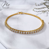 Moissanite Bracelet 3mm D Color VVS1 925 Sterling Silver GRA Factory Direct Hypoallergenic Comfortable Daily Commute Jewelry