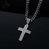 Dazzling Moissanite Hip-hop Cross Necklace - Hypoallergenic Choice for Easter Gifting to Family For Both Men and Women