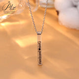 Moissanite Cubic Pendant Necklace VVS1 D Color 35mm  for Women Man S925 Sterling Silver Luxury for Lady GRA Gift Jewelry Custom