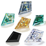 Wholesale Loose Moissanites Stones Kite Cut D Color VVS1 Gemstone Lab Grown Moissanite Diamonds  Jewelry Making Supplies