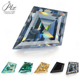 Wholesale Loose Moissanites Stones Kite Cut D Color VVS1 Gemstone Lab Grown Moissanite Diamonds  Jewelry Making Supplies