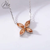 Horseshoe Clover Plated Moissanite Earrings & Necklace - Classic Design Daily Wear Hypoallergenic Ideal Gift