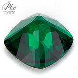 Loose Multi-Size Cushion-Cut Zambian Emeralds Are Hypoallergenic So They Are Safe And Reliable Raw Materials For DIY Christmas Gift Rings