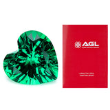 0.11-3.2CT Multi-Size Heart-Shaped Stunning Colombian Cultivated Emeralds DIY Jewelry Available For Gifting To Wives And Girlfriends