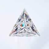 100% Real Moissanite Stone Triangle Cut Multicolor VVS1 Loose Beads With Certificate For Women Jewelry Making Charms Wholesale