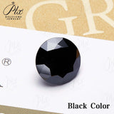 Lab Grown Moissanite Diamond Primary Color VVS1 Clarity Round Shape Brilliant Cut Beads Advanced Jewelry Making Materials