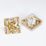 Moissanite Stone Moissanite Stone 0.35ct-5ct Colorful VVS1 Princess Shape Excellent Beads For Women's Jewelery Diamond Ring