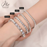 Mozambique Stone Tennis Bracelet & Necklace  3mm 4mm 5mm 6.5mm  Unisex Bracelet Exquisite Christmas Gift Hypoallergenic