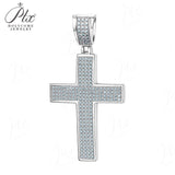Dazzling Moissanite Hip-hop Cross Necklace - Hypoallergenic Choice for Easter Gifting to Family For Both Men and Women