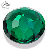Loose Multi-Size Round Zambian Emeralds Can Be Used As Raw Materials For DIY Jewelry Rings Necklaces Earrings Etc Hypoallergenic