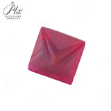 Multi-Size Princess-Cut Lab-Grown Ruby Wholesale Which Can Be Used As DIY Jewelry Raw Materials Such As Rings Earrings Necklaces Etc