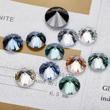 Lab Grown Moissanite Diamond Primary Color VVS1 Clarity Round Shape Brilliant Cut Beads Advanced Jewelry Making Materials