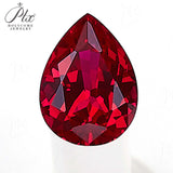 Multi-Size Pear-Cut Lab-Grown Ruby Wholesale Which Can Be Used As DIY Jewelry Raw Materials Such As Rings Earrings Necklaces Etc