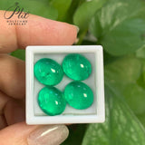 Multi-Size 0.16-3.29CT Oval Colombian Lab-Grown Emeralds Exquisite And Brilliant DIY Jewelry Available Ideal As A Gift