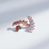 Earrings with 2.4CT D Color Marquise Cut Moissanite 925 Silver Plated White Yellow Rose Gold Ear Stud Women Fashion Daily Jewely