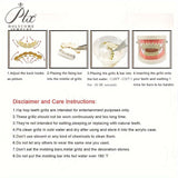 925 Sterling Silver Iced Out Grillz with VVS1 Clarity Diamonds Hip Hop Teeth Grills Jewelry Luxury Fashion Accessory