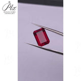 Jewelry Raw Material Wholesale - Multi-Size Emerald-Cut Lab-Grown Ruby