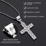 Dazzling Moissanite Hip-hop Cross Necklace - Hypoallergenic Choice for Easter Gifting to Family For Both Men and Women