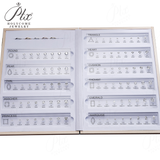 CUSTOM ZIRCON SETS - COMPARISON CHART FOR VARIOUS SHAPES AND SIZES SUITABLE FOR JEWELRY TOOLS