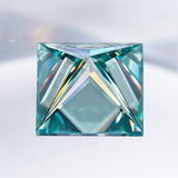 Moissanite Stone Moissanite Stone 0.35ct-5ct Colorful VVS1 Princess Shape Excellent Beads For Women's Jewelery Diamond Ring
